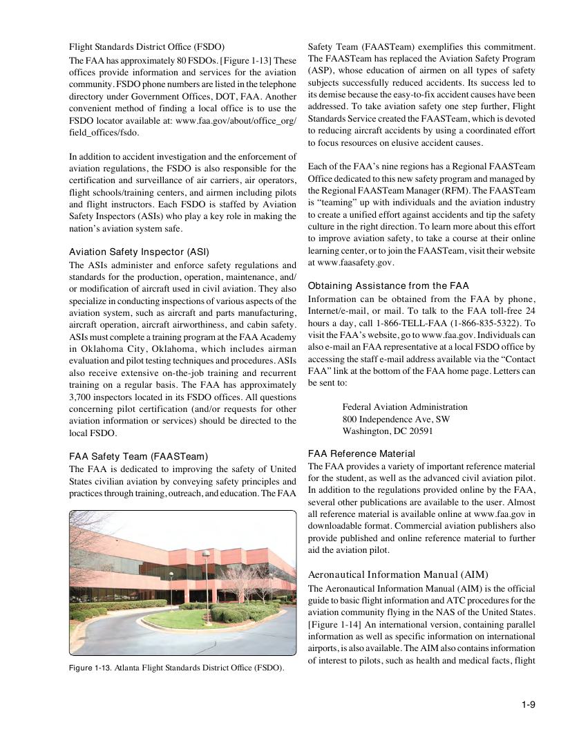 Original FAA PHAK page 1-9