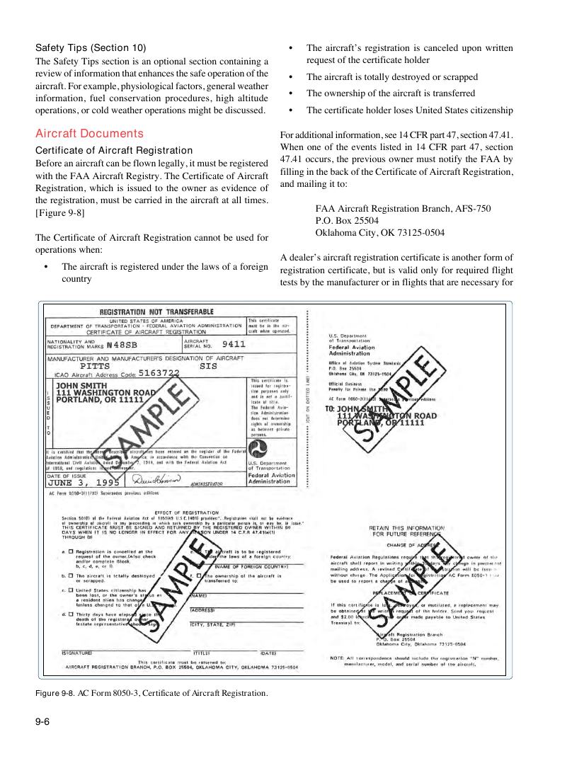 Original FAA PHAK page 9-6